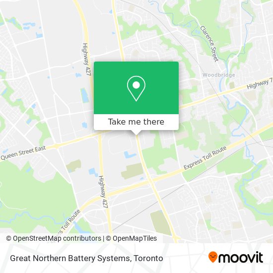 Great Northern Battery Systems map