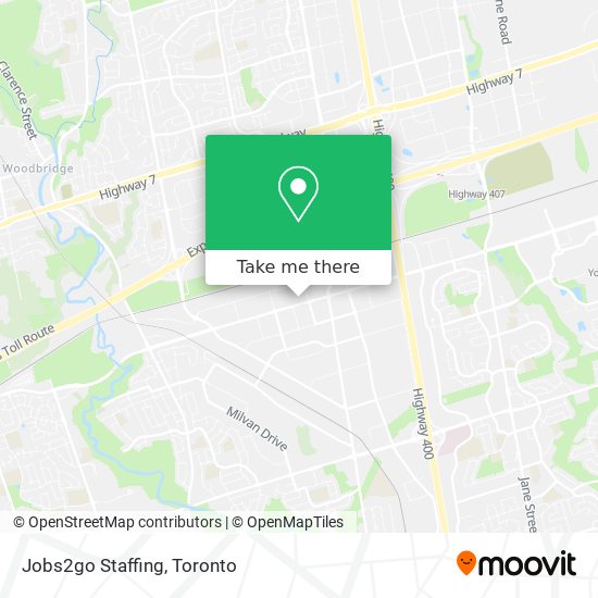 Jobs2go Staffing map