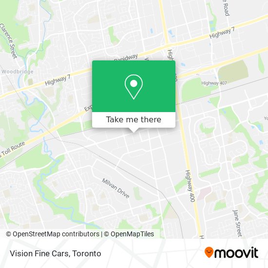 Vision Fine Cars map
