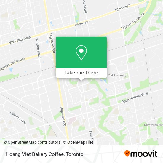 Hoang Viet Bakery Coffee map