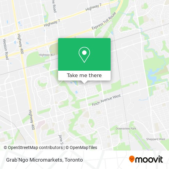 Grab'Ngo Micromarkets map