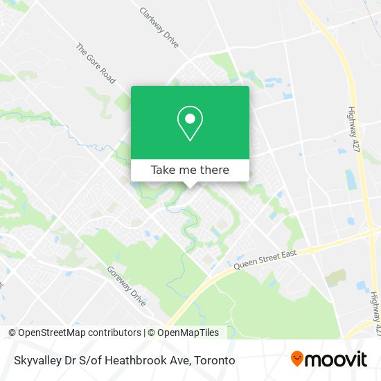 Skyvalley Dr S / of Heathbrook Ave map