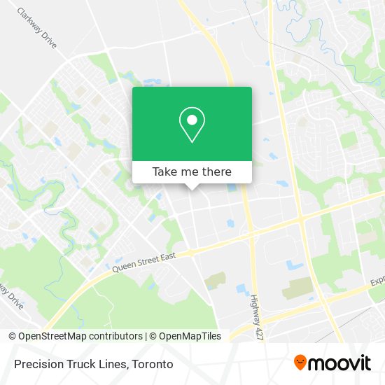 Precision Truck Lines map
