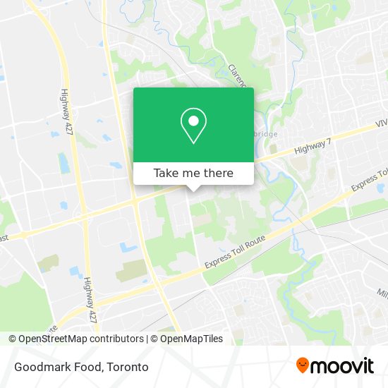 Goodmark Food map