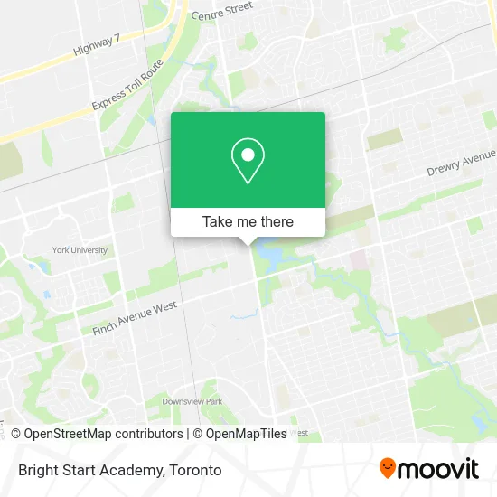 Bright Start Academy map