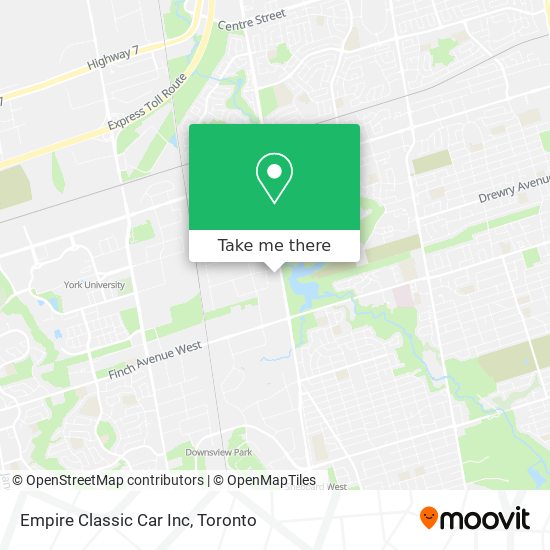 Empire Classic Car Inc map