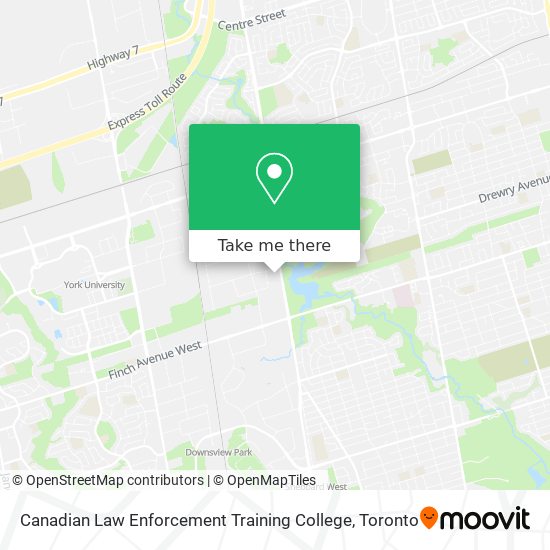 Canadian Law Enforcement Training College plan