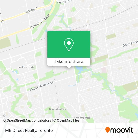 MB Direct Realty map