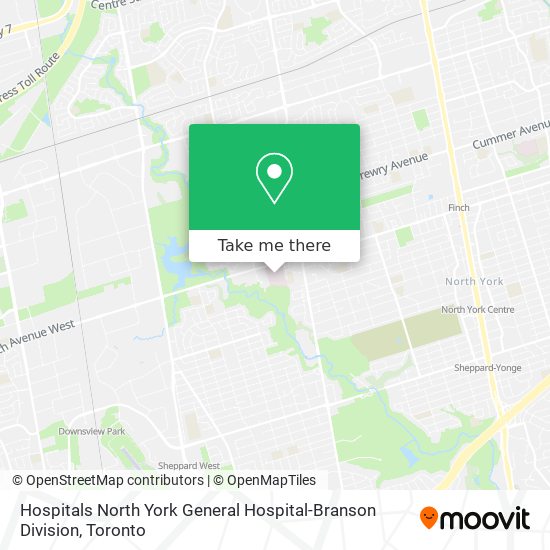 Hospitals North York General Hospital-Branson Division plan