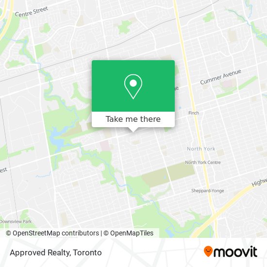 Approved Realty map