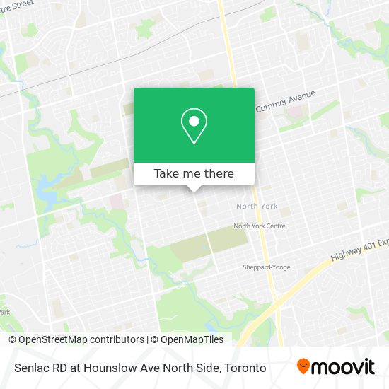 Senlac RD at Hounslow Ave North Side map