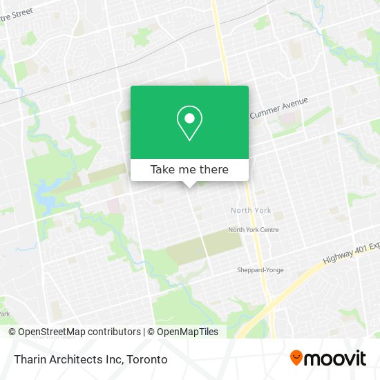 Tharin Architects Inc map