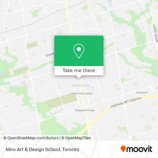 Miro Art & Design School map
