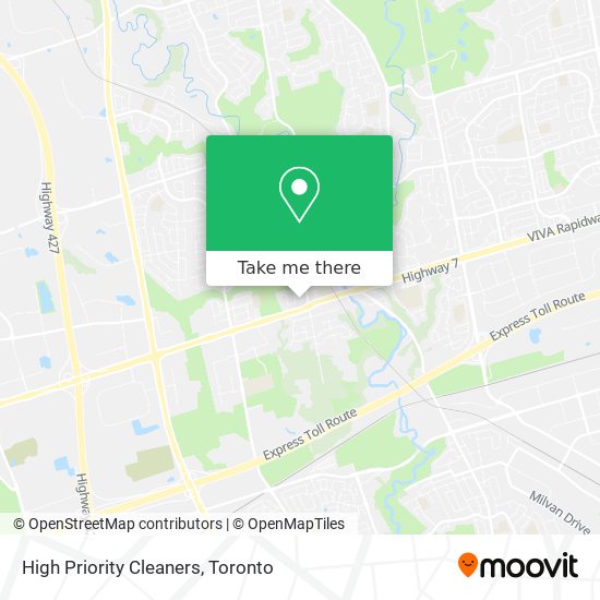 High Priority Cleaners map