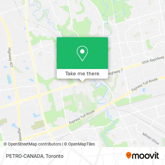 PETRO-CANADA map