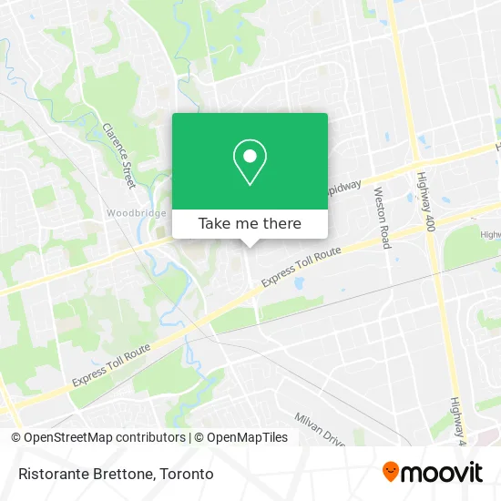 Ristorante Brettone map