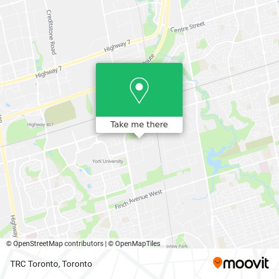 TRC Toronto map