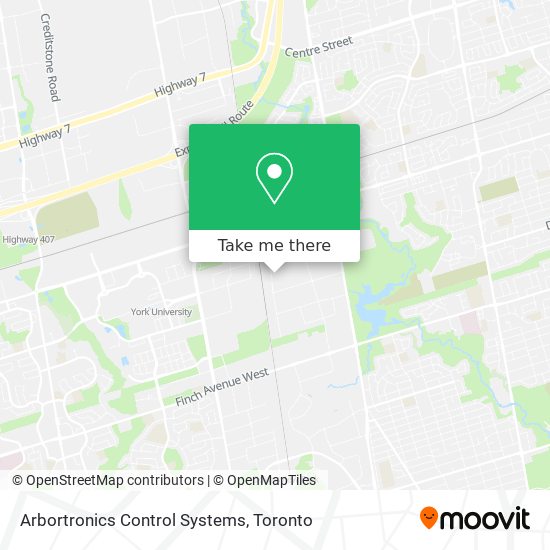Arbortronics Control Systems map