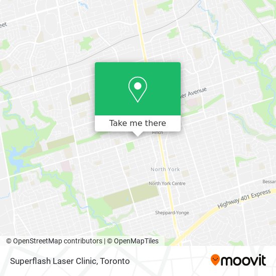 Superflash Laser Clinic map