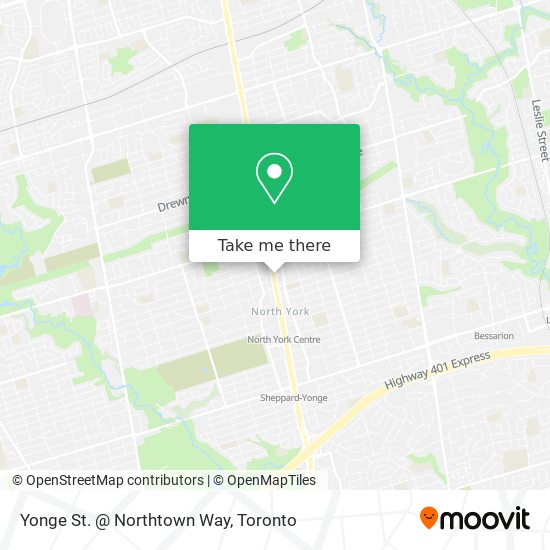 Yonge St. @ Northtown Way plan