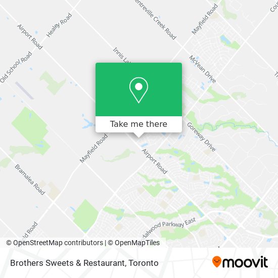 Brothers Sweets & Restaurant map