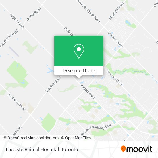 Lacoste Animal Hospital map