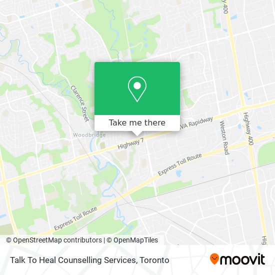 Talk To Heal Counselling Services map
