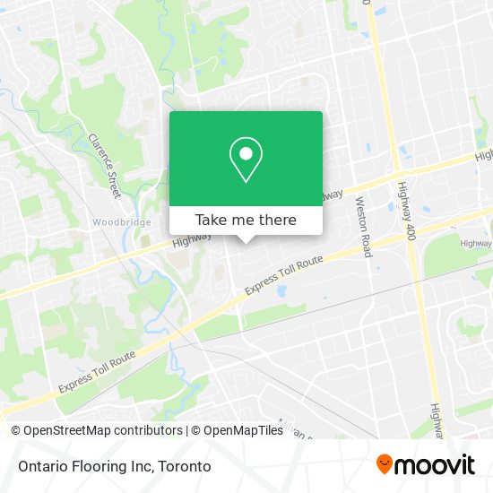 Ontario Flooring Inc map