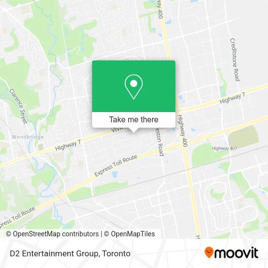 D2 Entertainment Group map