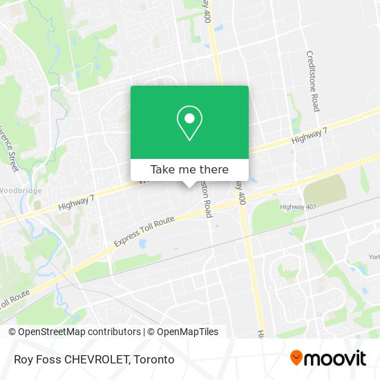 Roy Foss CHEVROLET map