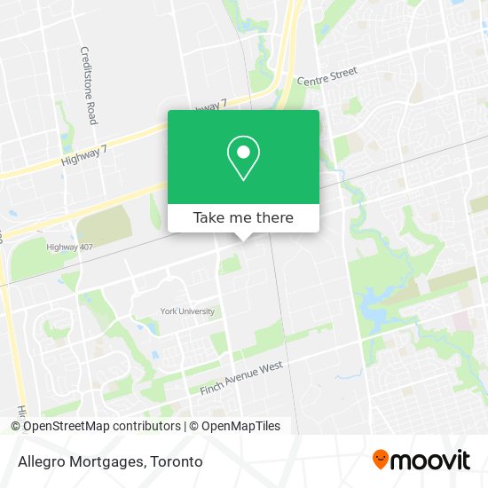 Allegro Mortgages map