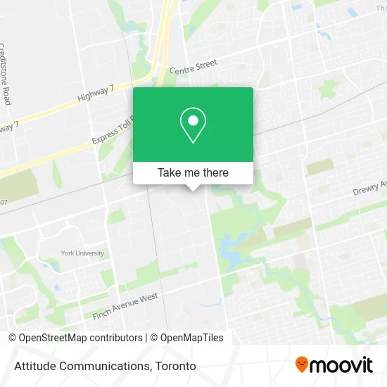 Attitude Communications map