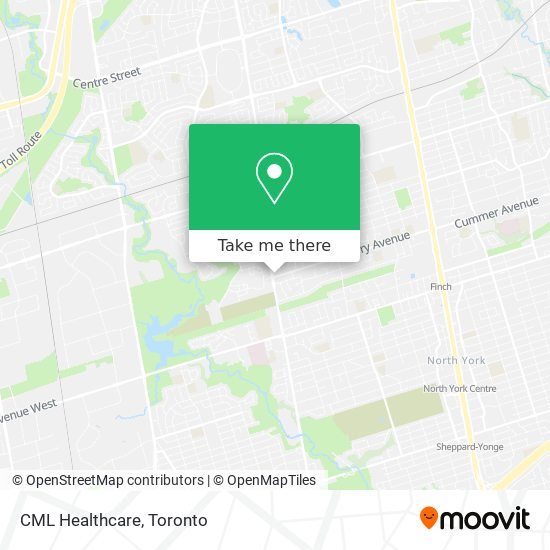 CML Healthcare map