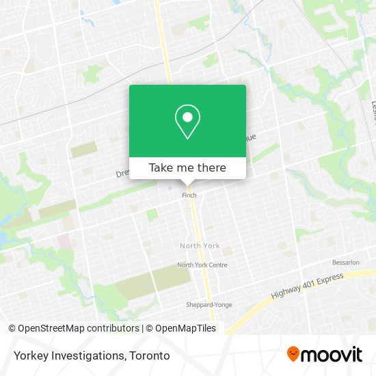 Yorkey Investigations map