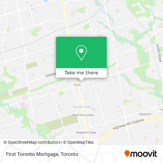 First Toronto Mortgage map