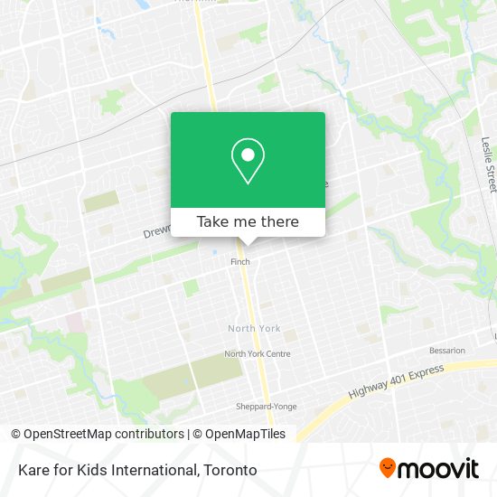 Kare for Kids International map