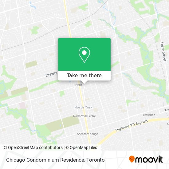 Chicago Condominium Residence map