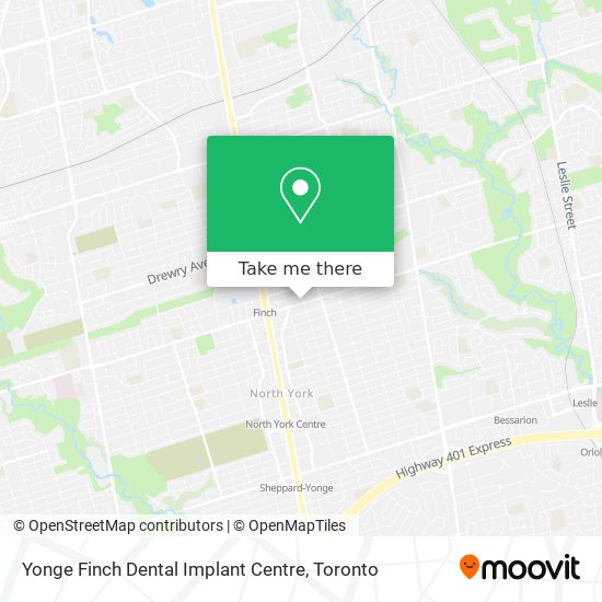 Yonge Finch Dental Implant Centre plan