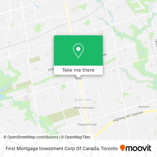 First Mortgage Investment Corp Of Canada map