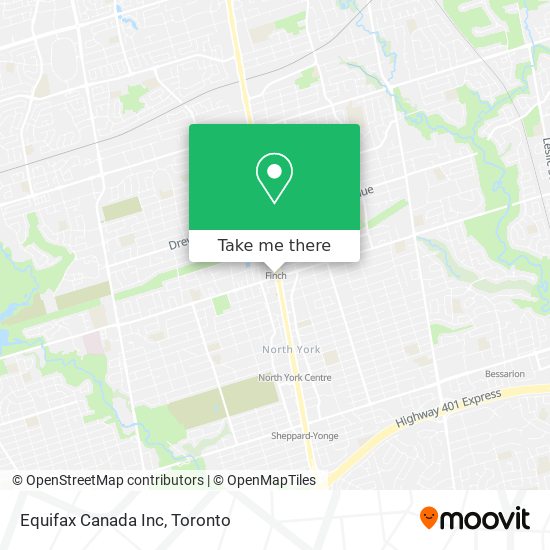 Equifax Canada Inc map