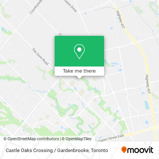 Castle Oaks Crossing / Gardenbrooke map