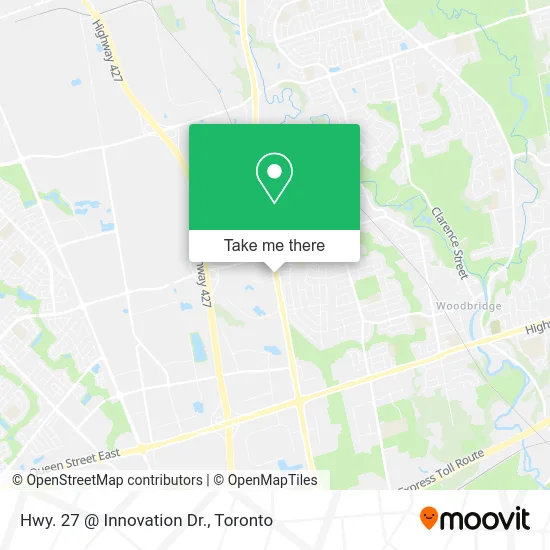 Hwy. 27 @ Innovation Dr. map