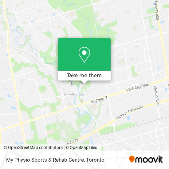 My Physio Sports & Rehab Centre map