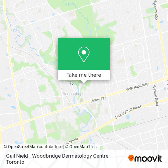 Gail Nield - Woodbridge Dermatology Centre map