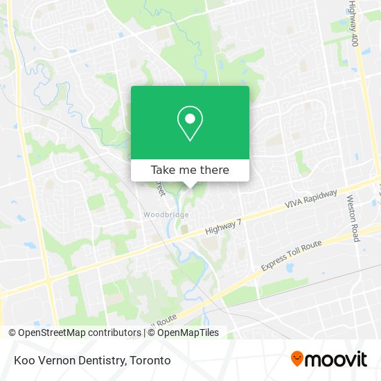 Koo Vernon Dentistry map
