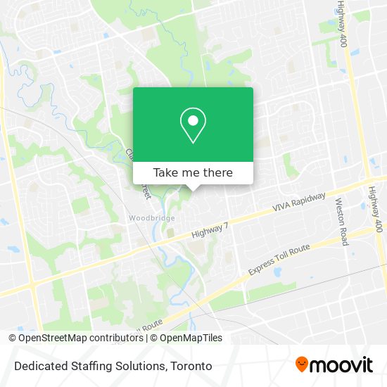 Dedicated Staffing Solutions map