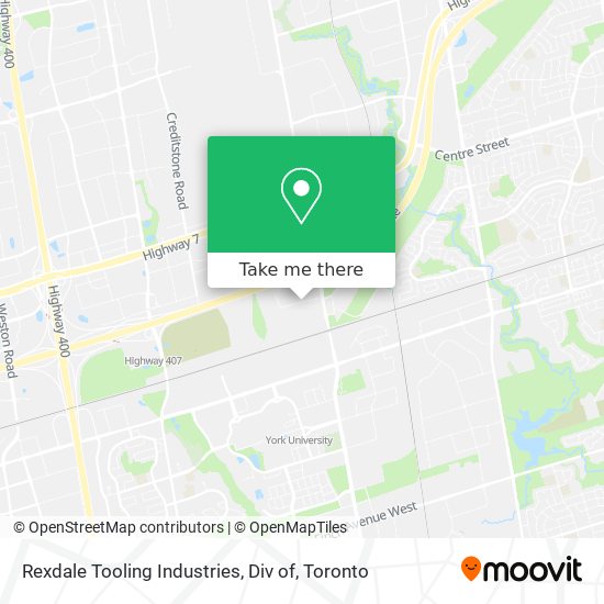 Rexdale Tooling Industries, Div of plan