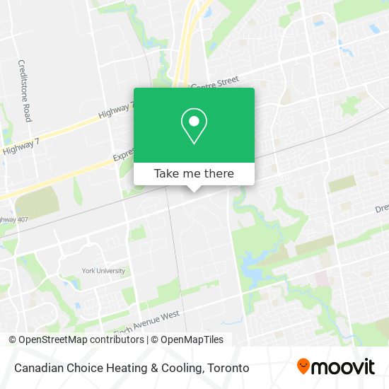 Canadian Choice Heating & Cooling map