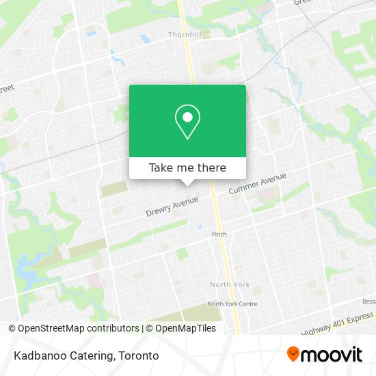 Kadbanoo Catering map