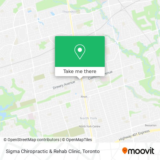 Sigma Chiropractic & Rehab Clinic map